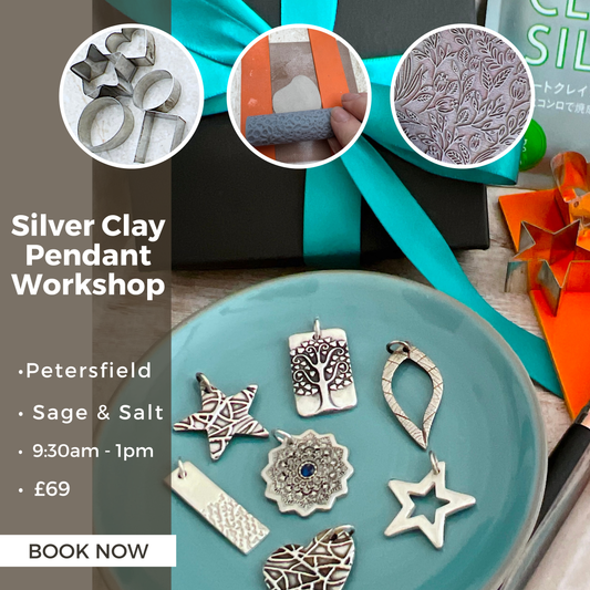Silver Clay Pendant Workshop (Petersfield, Sat 18th April) - Silver Magpie Fingerprint Jewellery