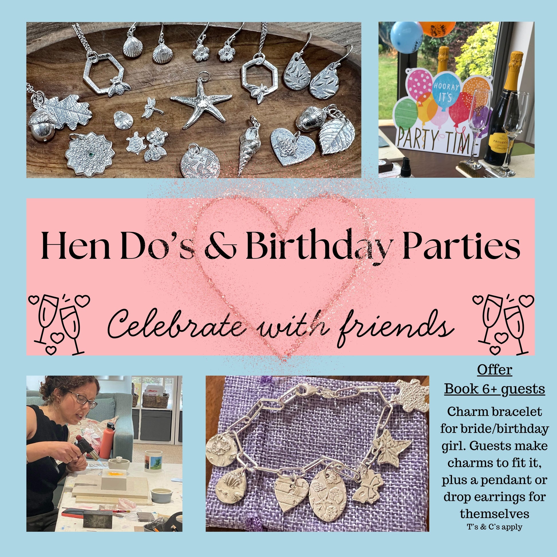 Birthdays & Hen Do’s - Silver Magpie Fingerprint Jewellery