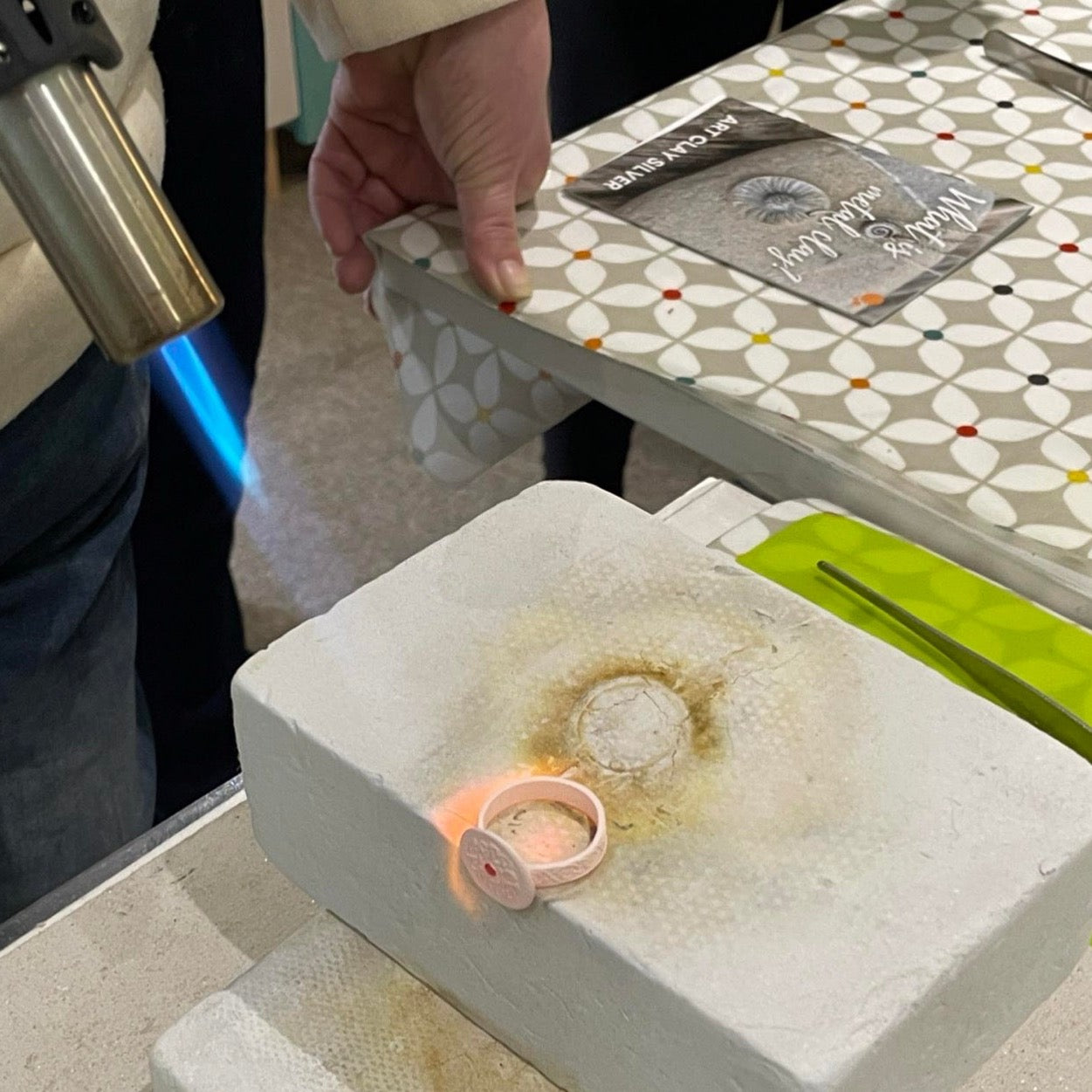 Silver Clay Rings Workshop (Petersfield, Saturday 13th April) - Silver Magpie Fingerprint Jewellery
