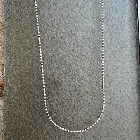 Ball Chain - Silver Magpie Fingerprint Jewellery