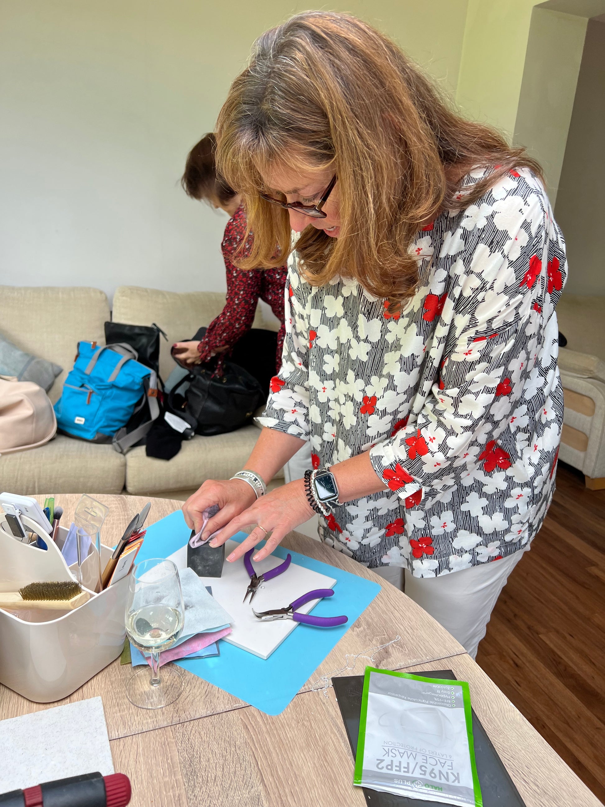 Silver Clay Workshop for 2 people (£80 p/p) - Silver Magpie Fingerprint Jewellery