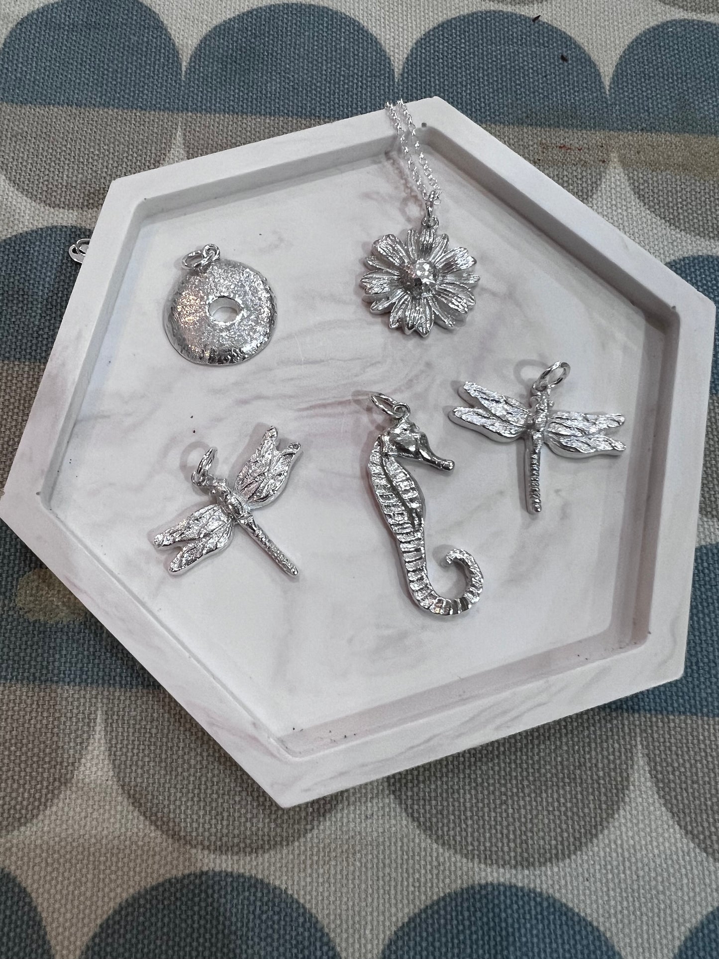 Silver Clay Pendant Workshop (Petersfield, Sat 22nd August) - Silver Magpie Fingerprint Jewellery