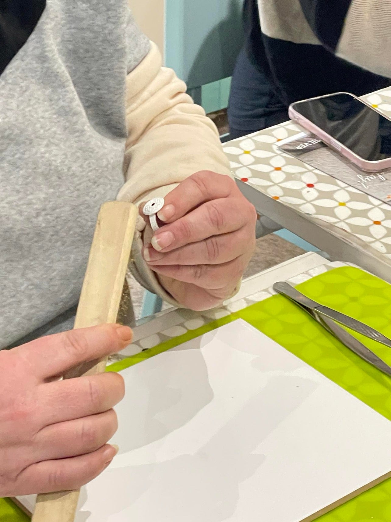 Silver Clay Rings Workshop (Fareham, Sunday 26th May) - Silver Magpie Fingerprint Jewellery