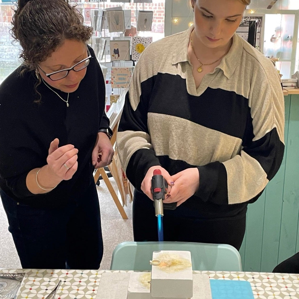 Silver Clay Rings Workshop (Fareham, Sunday 26th May) - Silver Magpie Fingerprint Jewellery